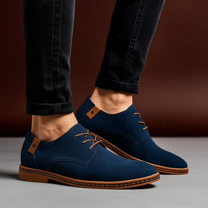 Men's Suede Look Casual Lace Up Shoes