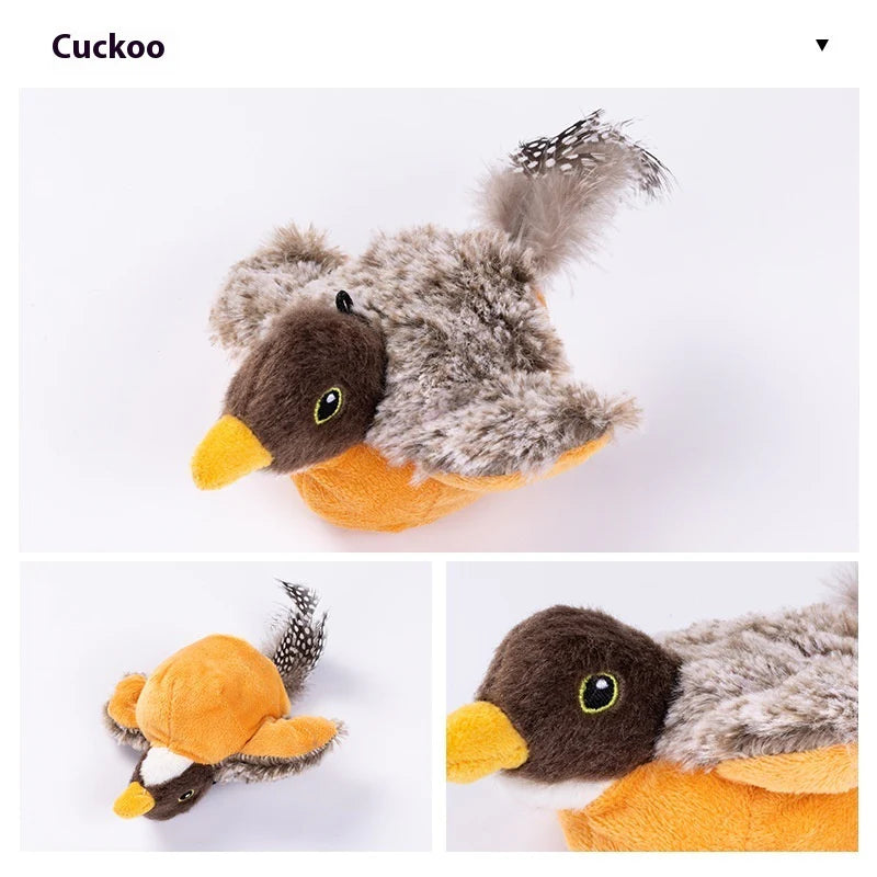 Motion-Activated Flapping Bird Cat Toy