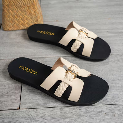 Women’s Woven Strap Flat Sandals