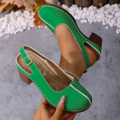Women’s Slingback Block Heel Shoes