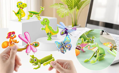 25-Piece 3D Insect Puzzle Set