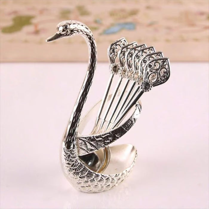 Swan Design Coffee Stirring Spoons
