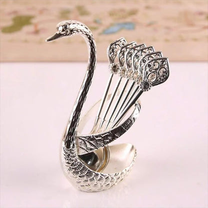 Swan Design Coffee Stirring Spoons