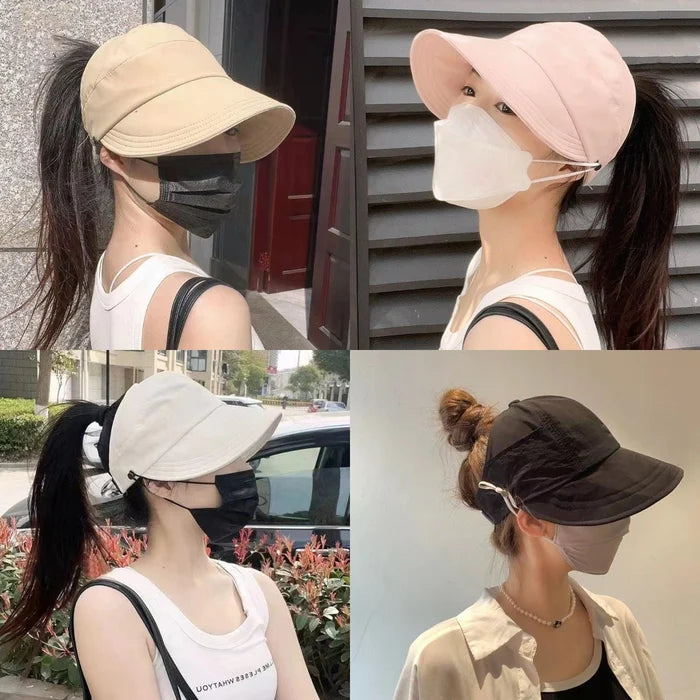 Outdoor UV Protection Hollow Top Hat