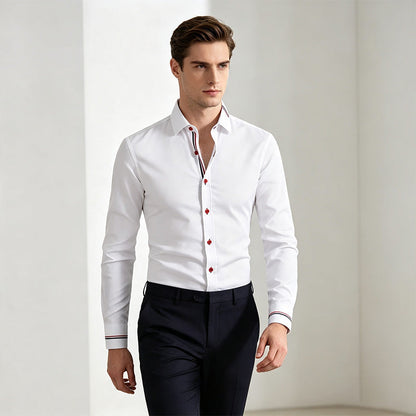 Men's Classic Striped Button Shirt