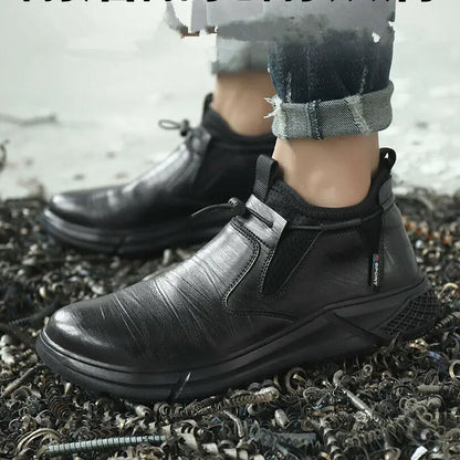 Men's durable shoes resistant to impacts and punctures