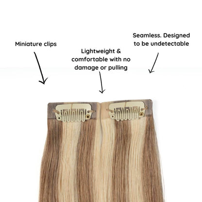 Women’s Face-Framing Human Hair Clip-In Layers