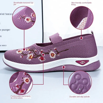 Middle-aged and elderly comfortable and breathable non-slip shoes