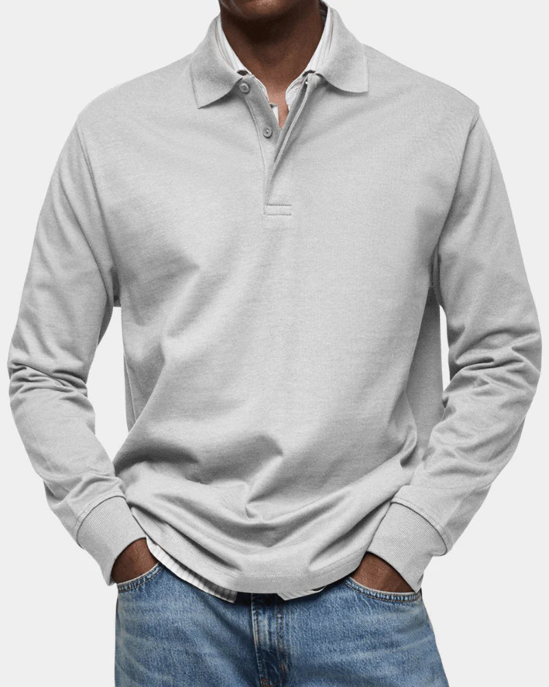 Men’s Long-Sleeve Polo Shirt