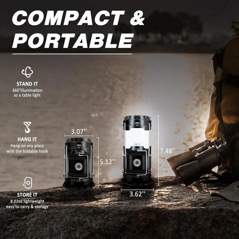Rechargeable Solar Camping Lantern