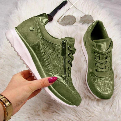 Women’s Zip-Up Supportive Comfort Trainers