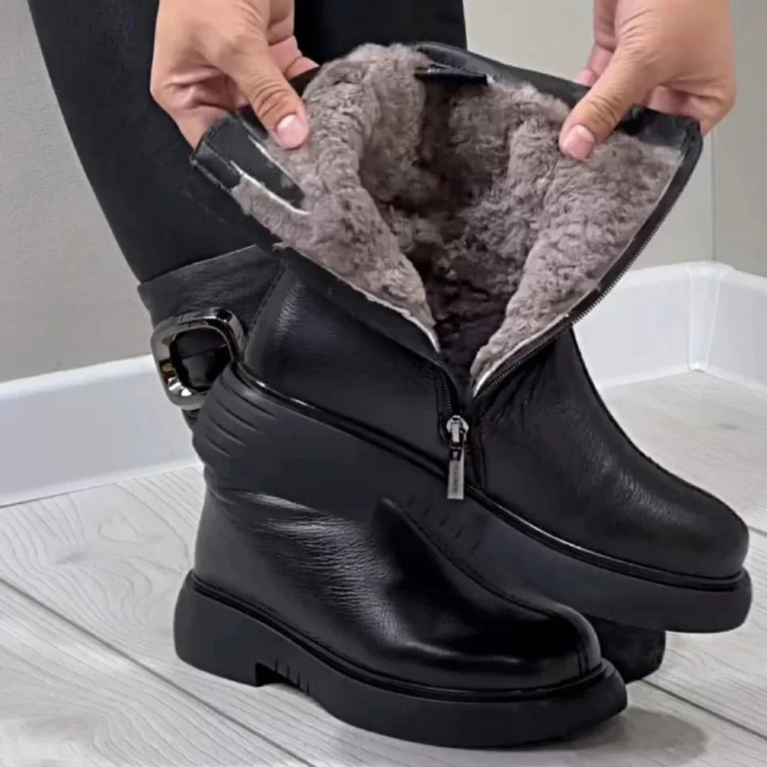 Women’s Ankle Boots with Buckle Detail