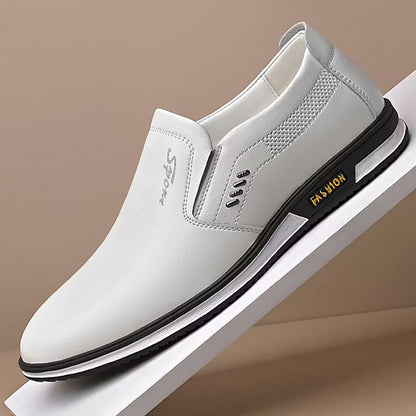 Men's Cutout Slip On Dress Loafers