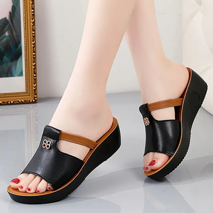 Women's Wedge Heeled Sandals