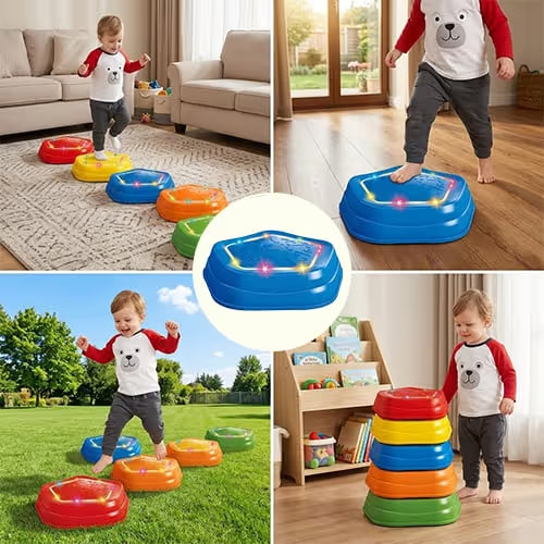 Interactive Musical Stepping Stones – 5-Piece Set