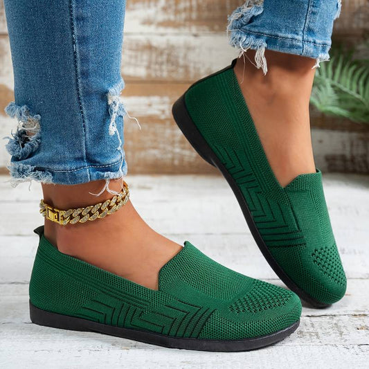 Women’s Breathable Slip On Mesh Driving Trainers