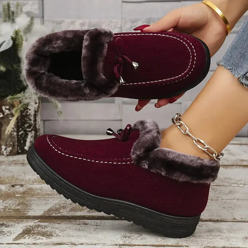 Women’s Wool-Lined Non-Slip Winter Shoes
