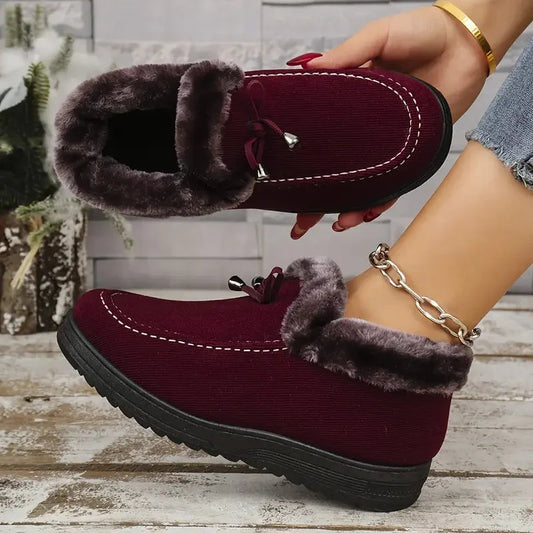 Women’s Wool-Lined Non-Slip Winter Shoes