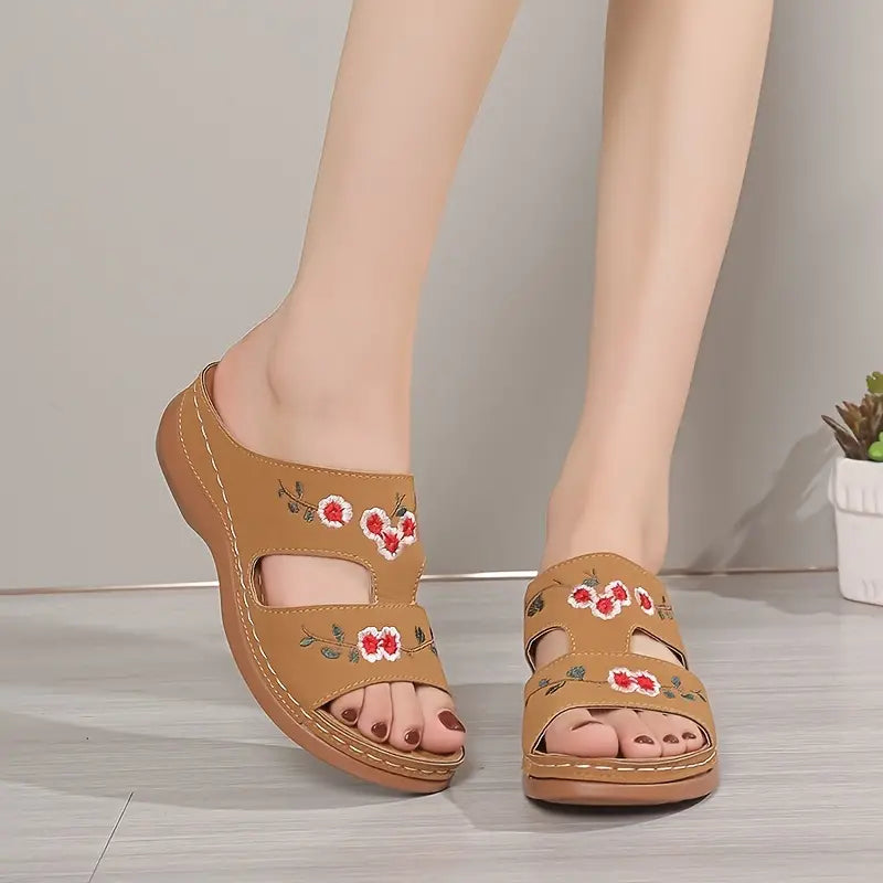 Floral Comfort Sandals