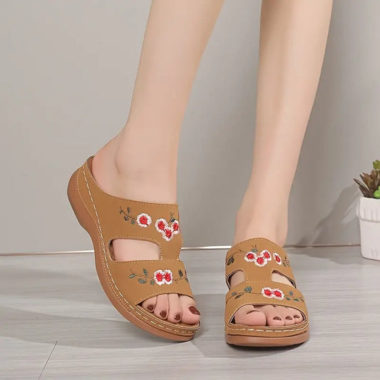 Floral Comfort Sandals