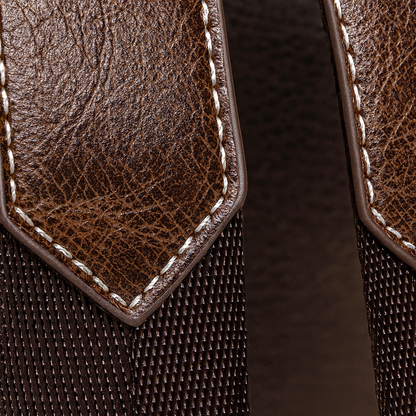 Women’s Classic Leather-Look City Backpack