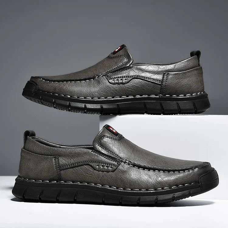 Men’s Leather-Look Loafers
