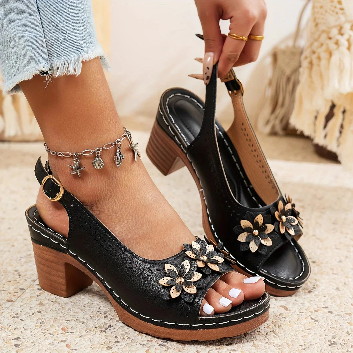 Elegant High Heel Sandal