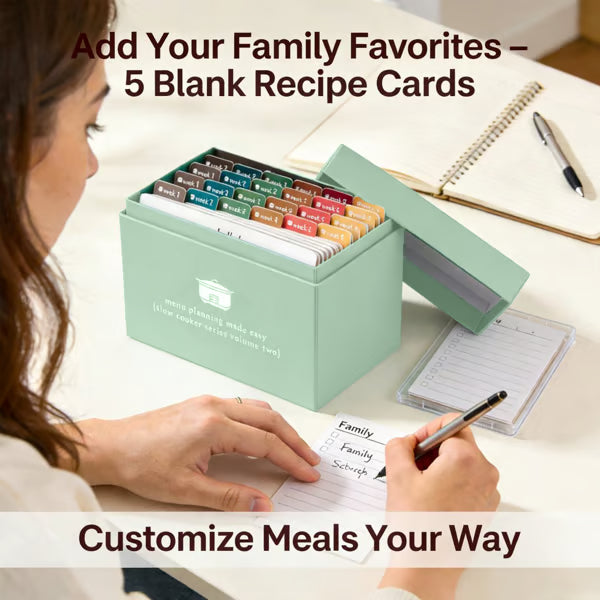 Meal Planning Kit with Photo Recipe Cards