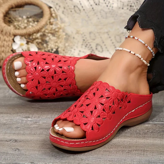 Women’s Breathable Open Toe Arch Support Slippers