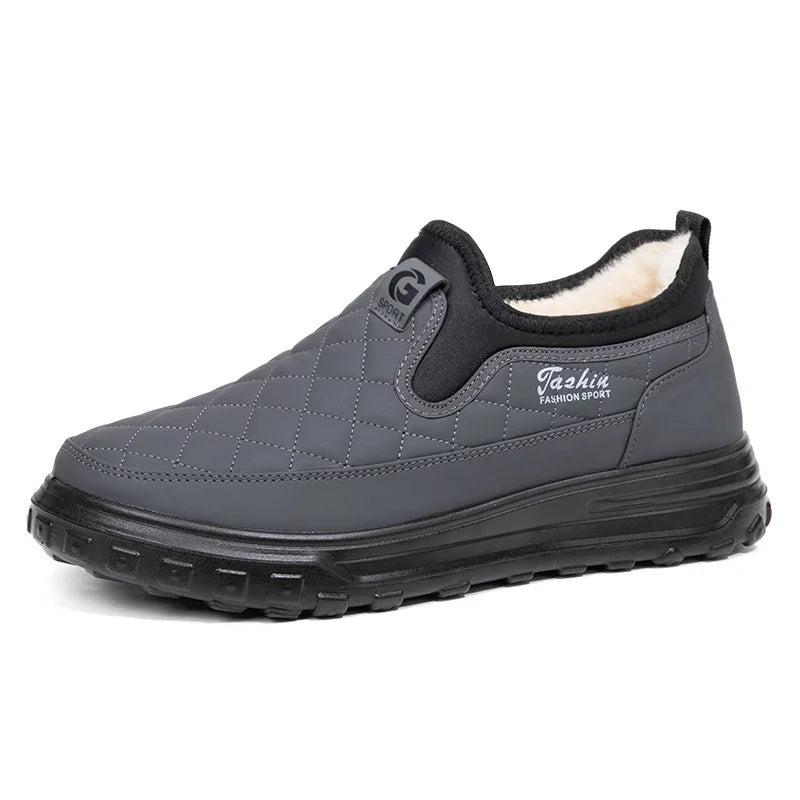 Men's Water-Resistant Winter Shoes – Warm, Non-Slip & Supportive Design