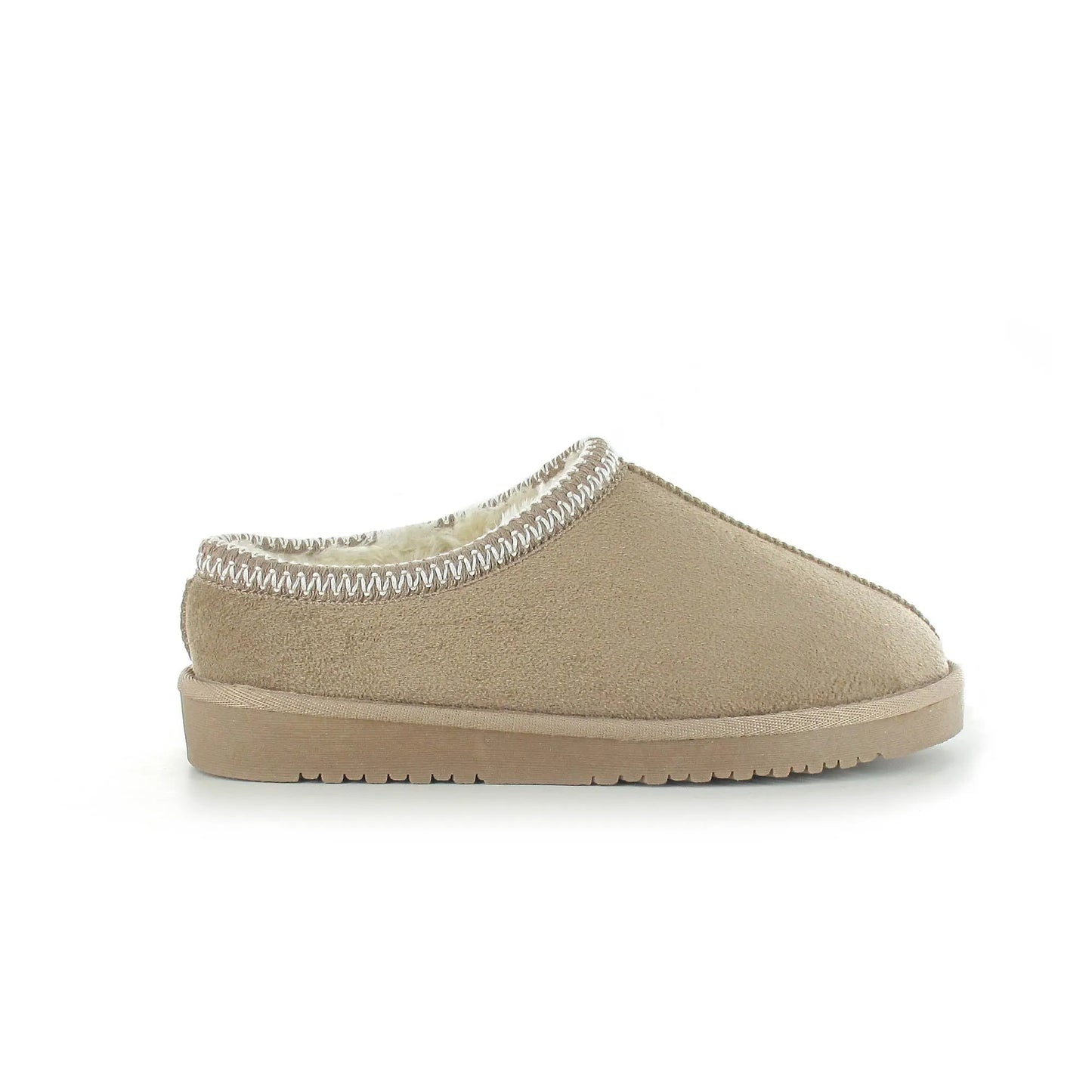 Women’s Wide-Fit Fur-Lined Anti-Slip Outdoor Slippers