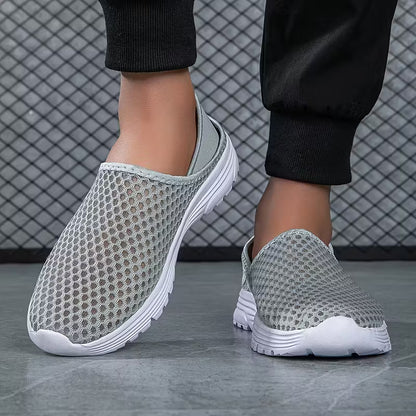 Men’s Breathable Lightweight Slip-On Mesh Trainers