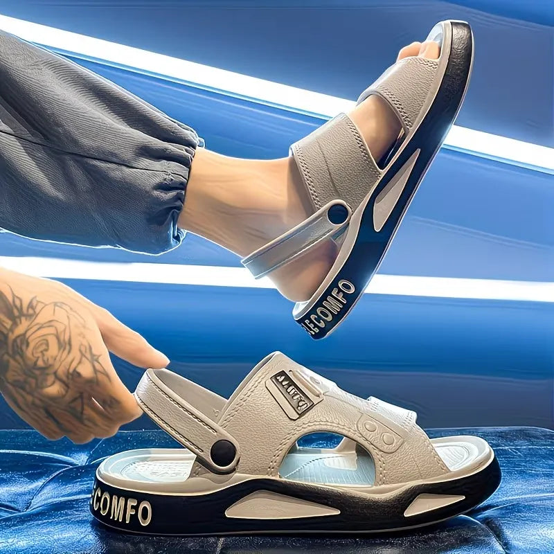 Men’s Adjustable Cut-Out Slides