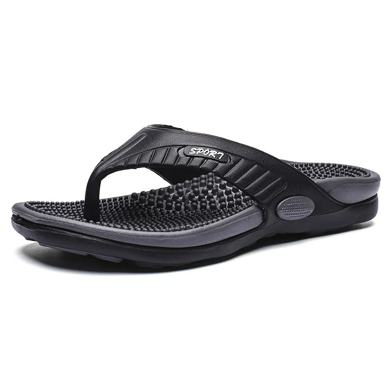 Men’s Textured Footbed Flip-Flops