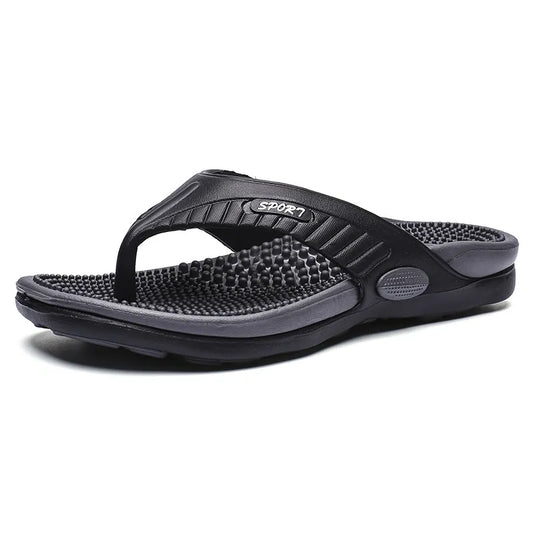 Men’s Textured Footbed Flip-Flops
