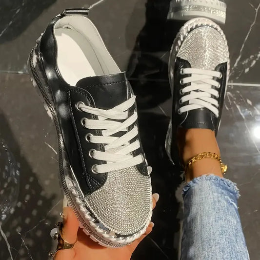 Women's Sequined Casual Sneakers