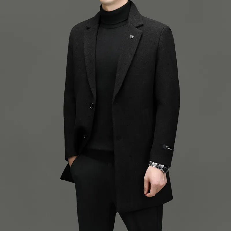 Men’s Harrington Wool-Blend Coat