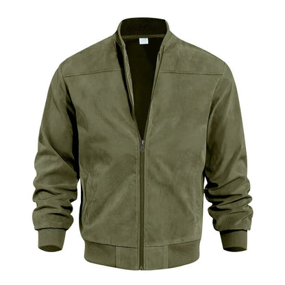 Men’s Vintage Suede Zip Jacket
