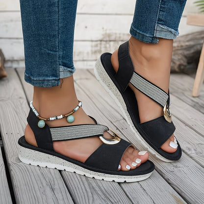 Women’s Buckle Detail Comfort Sandals