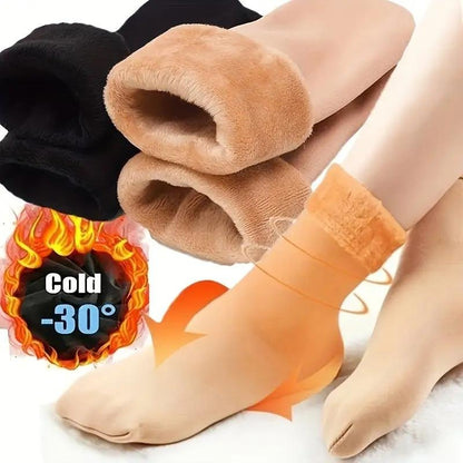 Women’s Fleece Lined Thermal Slipper Socks for Winter Warmth