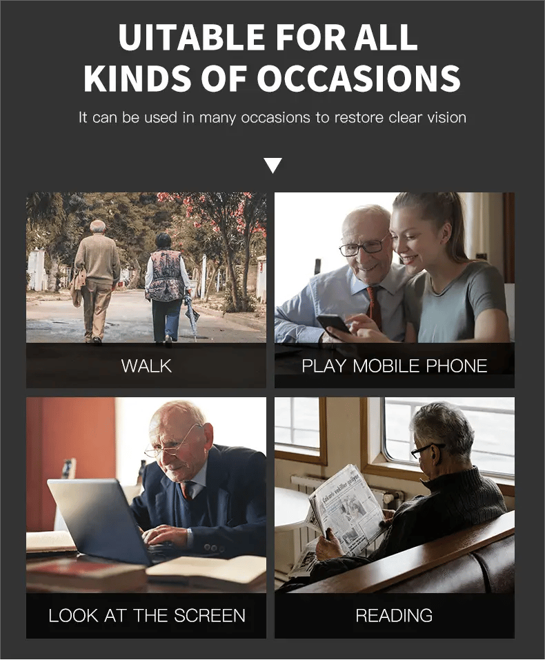Ultra-Light Progressive Photochromic Reading Glasses