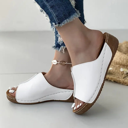 Women's Stylish Platform Slip-On Comfort Sandals