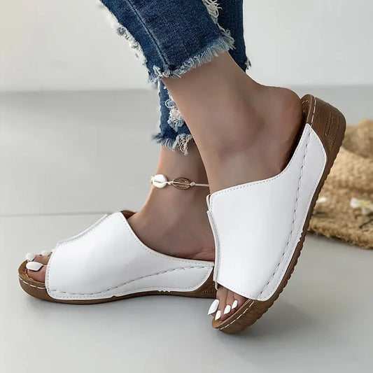 Women's Stylish Platform Slip-On Comfort Sandals