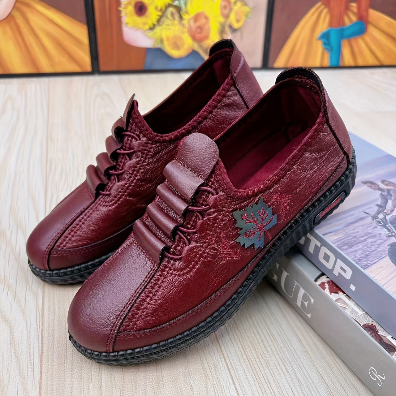Women's Premium Comfort Leather-Look Shoes