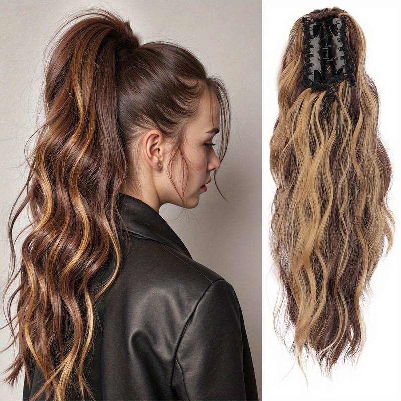 Women’s Water Wave Clip-In Ponytail Extension