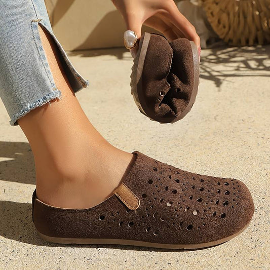 Women’s Breathable Perforated Mule Clogs