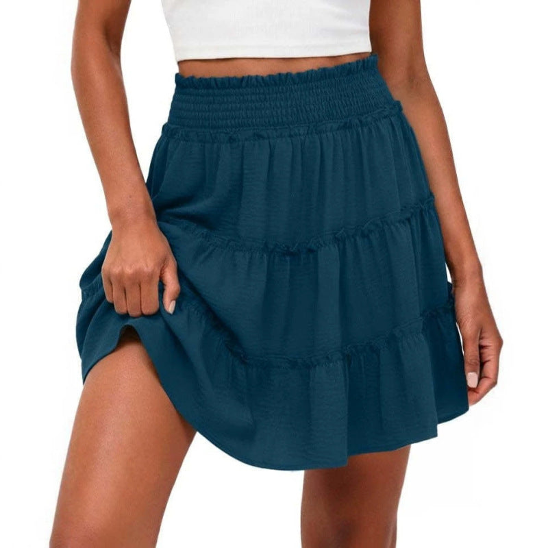 Women's Floral Ruffle Skort