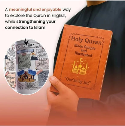Illustrated Quran Study Plan Book by Juz
