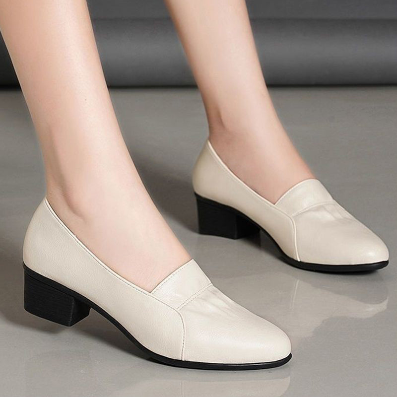 Women's Trendy Non-Slip Soft Sole Short Heeled Shoes