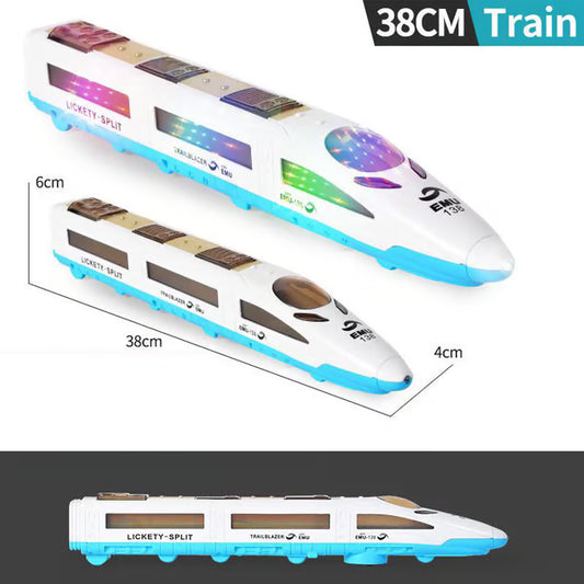 Light-Up Bump-and-Go Train Toy